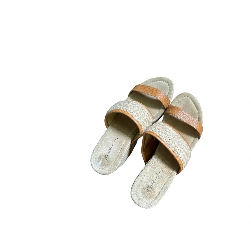 Elizabeth and James Platform Sandal Size 9